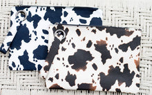 Load image into Gallery viewer, Cow Print Oversized Everyday Clutch
