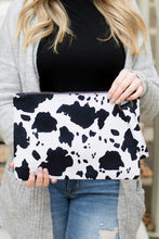 Load image into Gallery viewer, Cow Print Oversized Everyday Clutch
